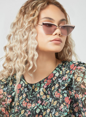 Women's Full Rim Acetate Cat Eye Sunglasses - Lens Size: 59 mm