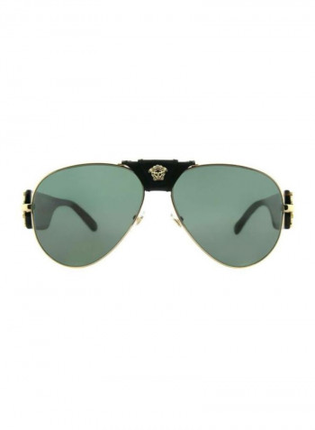Men's UV Protected Pilot Sunglasses - Lens Size: 62 mm