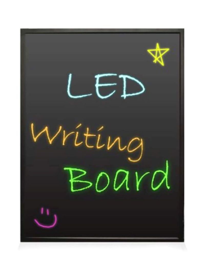 Erasable LED Writing Board Black