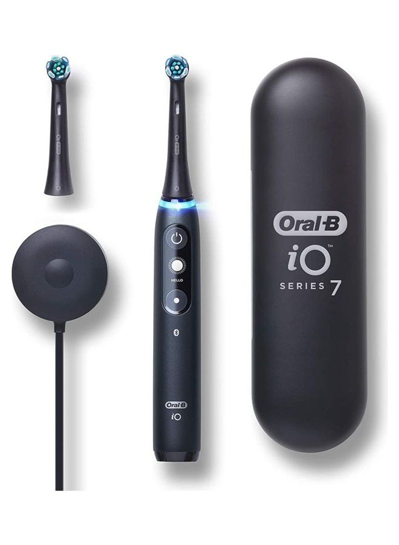 iO Series 7 Electric Toothbrush With 2 Brush Heads Black Onyx 1kg