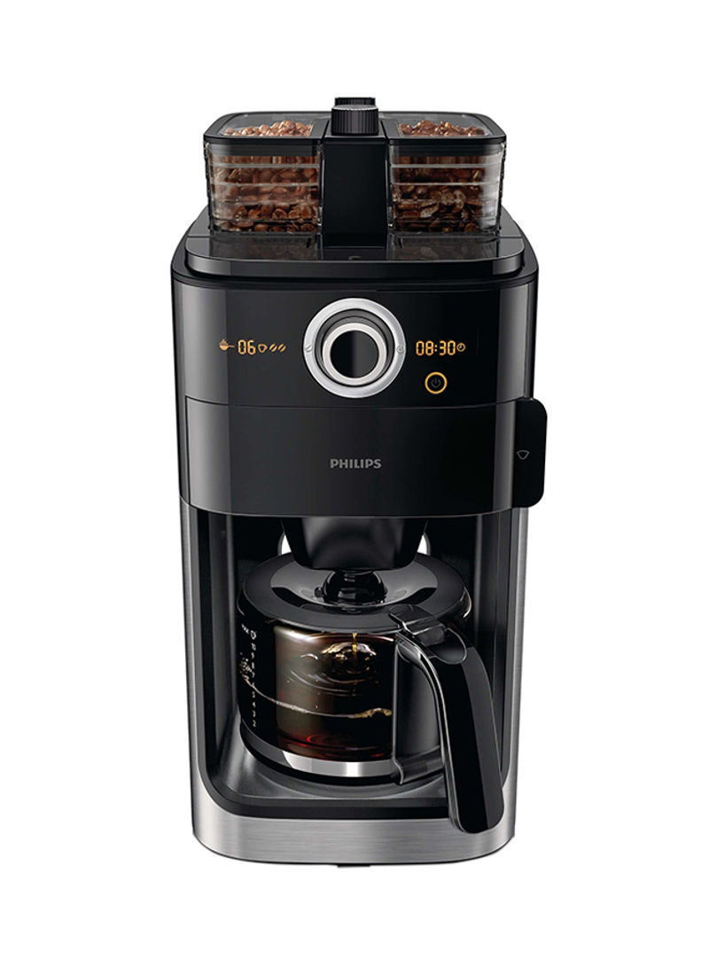 Grind And Brew Coffee Maker 1.2L 1000W 1.2 l HD7762 Black