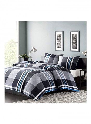Kal Barteski Love printed Duvet Cover Polyester White/Black Queen