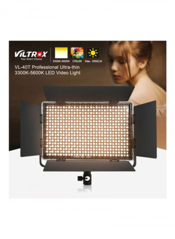 LED Photography Light 31.7x24.9x4.8centimeter Black