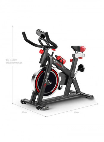 Adjustable Bike Exercise Machine 97x50x103cm