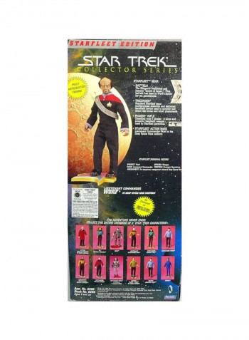 Star Trek: Starfleet Edition: Worf In Deep Space Nine Uniform Figure 12inch