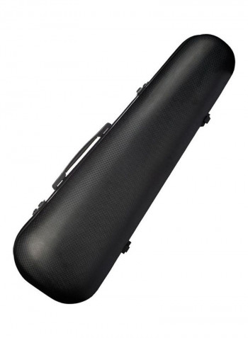 4/4 Full Size Portable Carbon Fiber Violin Case Hardshell Storage Bag Box with Hygrometer Straps