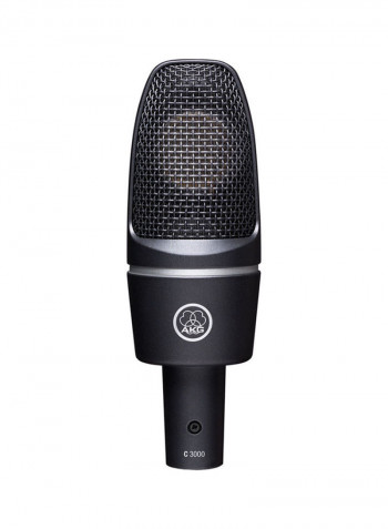 High-Performance Large Diaphragm Condenser Microphone C3000 Black
