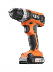 Cordless Battery Drill Orange/Black/Silver