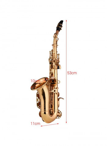 Bb Soprano Saxophone With Accessories