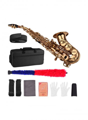 Bb Soprano Saxophone With Accessories