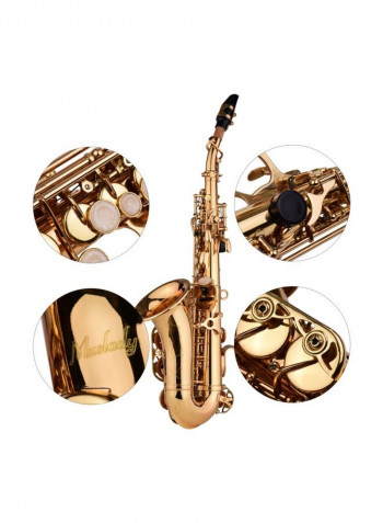 Bb Soprano Saxophone With Accessories