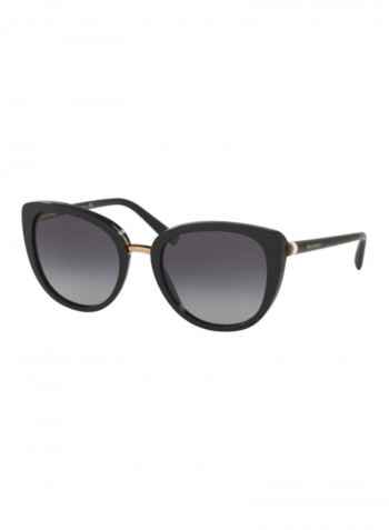 Women's Full Rim Cat Eye Sunglasses - Lens Size: 53 mm