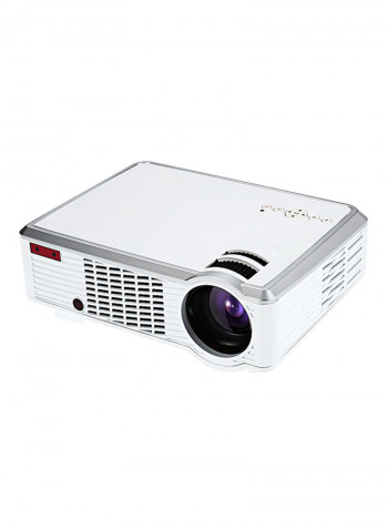 FWVGA LCD Projector 2600 Lumens - US Plug 2010718 White