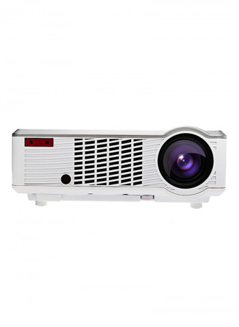 FWVGA LCD Projector 2600 Lumens - US Plug 2010718 White