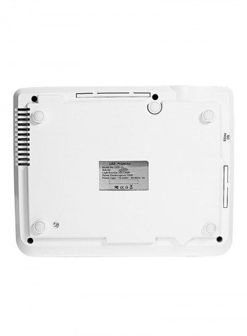 FWVGA LCD Projector 2600 Lumens - US Plug 2010718 White