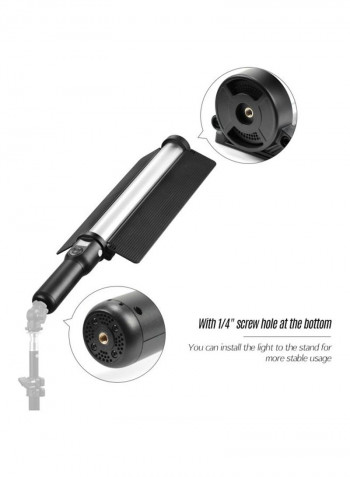 Handheld LED Photography Light 565x56millimeter Black
