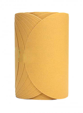 Disc Shaped Sand Paper Yellow/Black 8inch