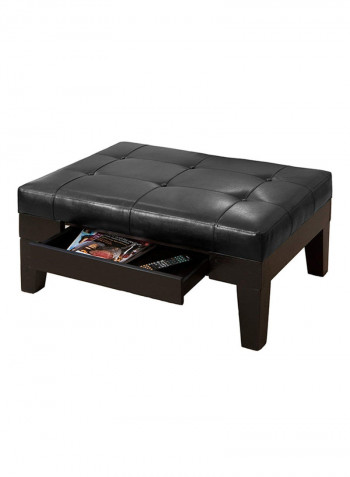 Tucson Storage Coffee Table Ottoman Brown 50x100x60centimeter
