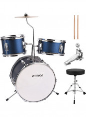 3-Piece Drum Set With Accessories