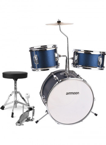 3-Piece Drum Set With Accessories