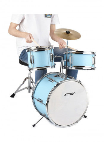 3-Piece Drum Set With Accessories