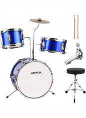 3-Piece Drum Set With Accessories
