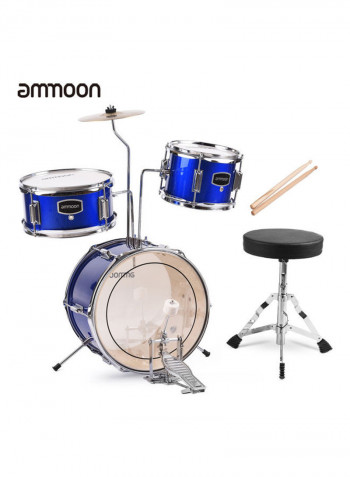 3-Piece Drum Set With Accessories