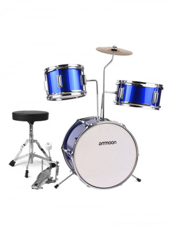 3-Piece Drum Set With Accessories