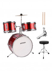 3-Piece Drum Set With Accessories