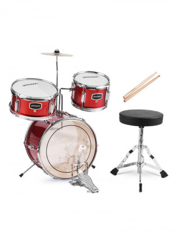 3-Piece Drum Set With Accessories