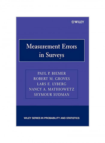 Measurement Errors In Surveys Paperback