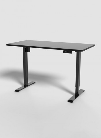 Standing Desk I Electric Height Adjustable Desk with single motor Black