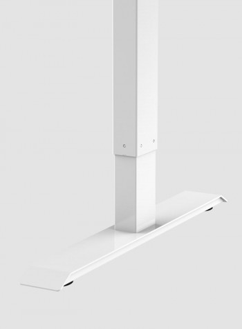 Standing Desk I Electric Height Adjustable Desk with single motor White/Oak