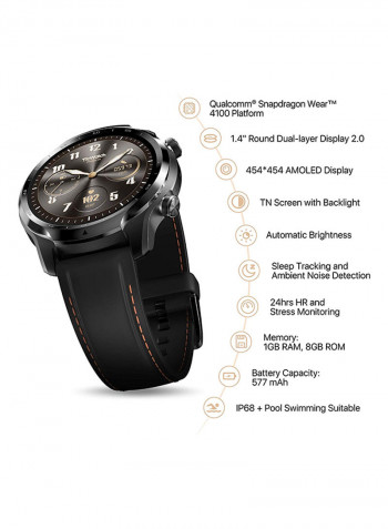 Pro 3 GPS Smartwatch Shadow Black