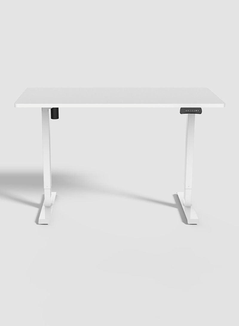 Standing Desk I Electric Height Adjustable Desk with single motor White