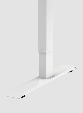 Standing Desk I Electric Height Adjustable Desk with single motor White