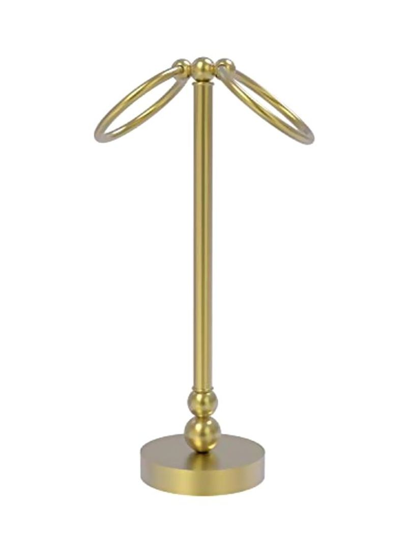 Towel Holder Stand Gold 5x5x12inch