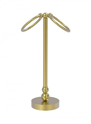 Towel Holder Stand Gold 5x5x12inch