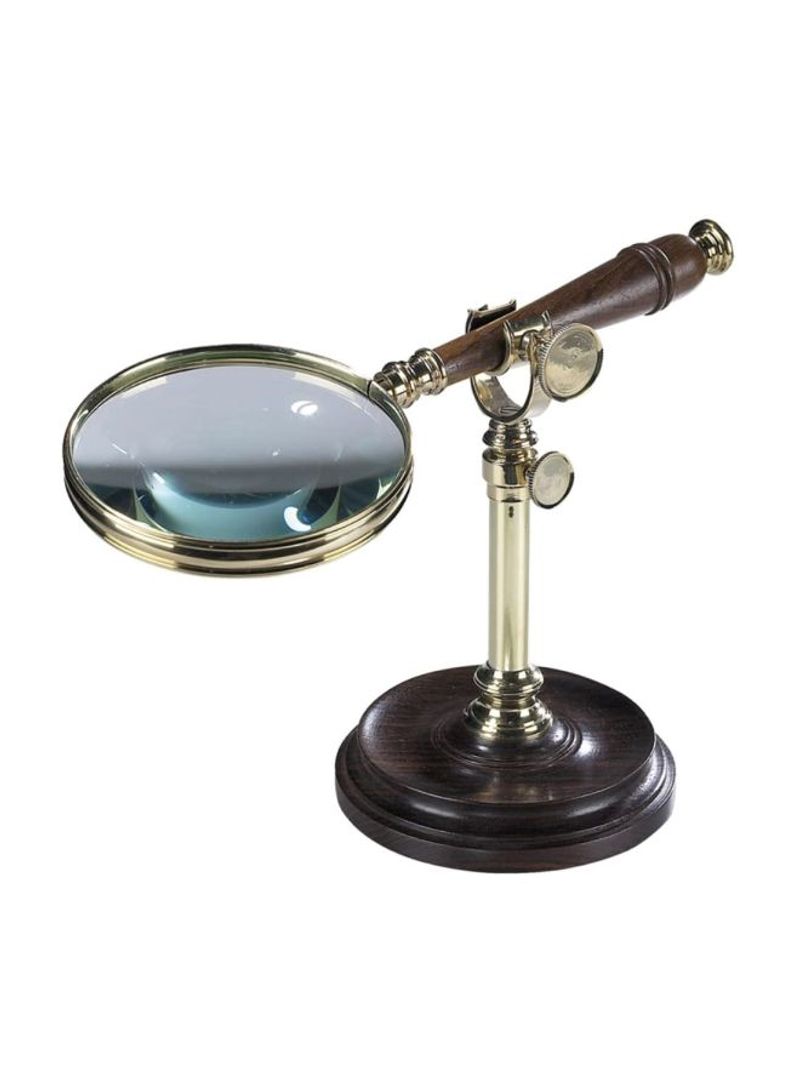 Magnifying Glass With Stand Brown/Gold