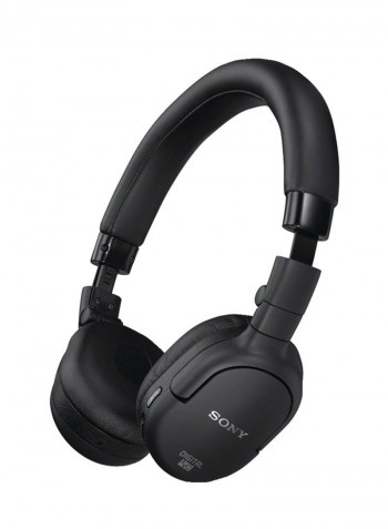 Digital Noise-Canceling Over-Ear Headphones Black
