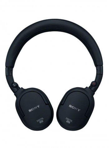 Digital Noise-Canceling Over-Ear Headphones Black