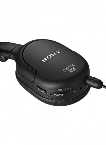 Digital Noise-Canceling Over-Ear Headphones Black