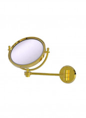 Magnification Wall Mounted Mirror Clear/Gold 8inch