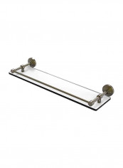 Waverly Place Collection Glass Shelf Gold/Clear 22x5x3inch
