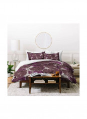Georgiana Paraschiv Duvet Cover Polyester Black/White/Pink 90x1x88inch