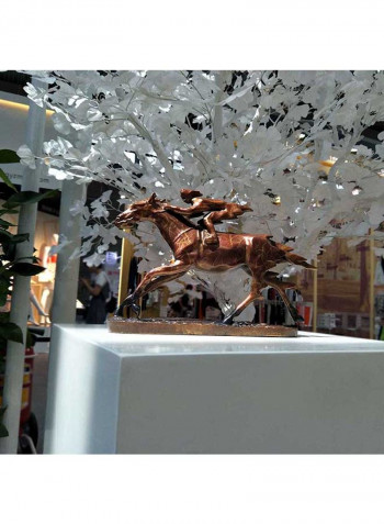 Horse Racing Modern Sculpture Gold 3510g