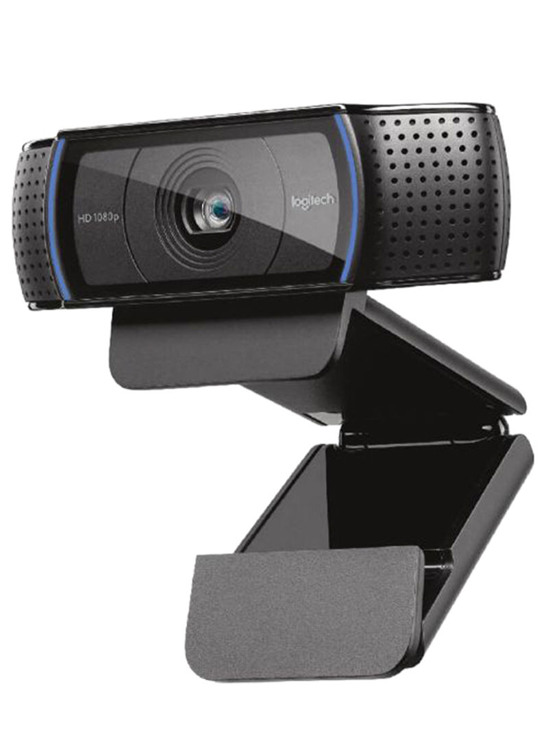 C920 HD Pro Webcam For Computer And laptop Black