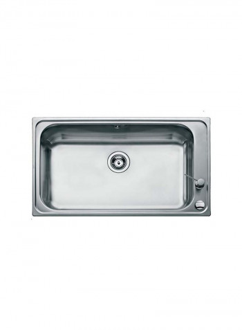 Bahia 1B Plus Inset Stainless Steel Sink One Bowl Silver 860x500x220mmmm