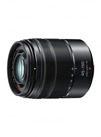 Lumix G Vario 45-150mm f/4-5.6 ASPH. MEGA O.I.S. Lens Black