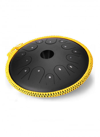 14-Tone Steel Tongue Drum with Sticks and Bag